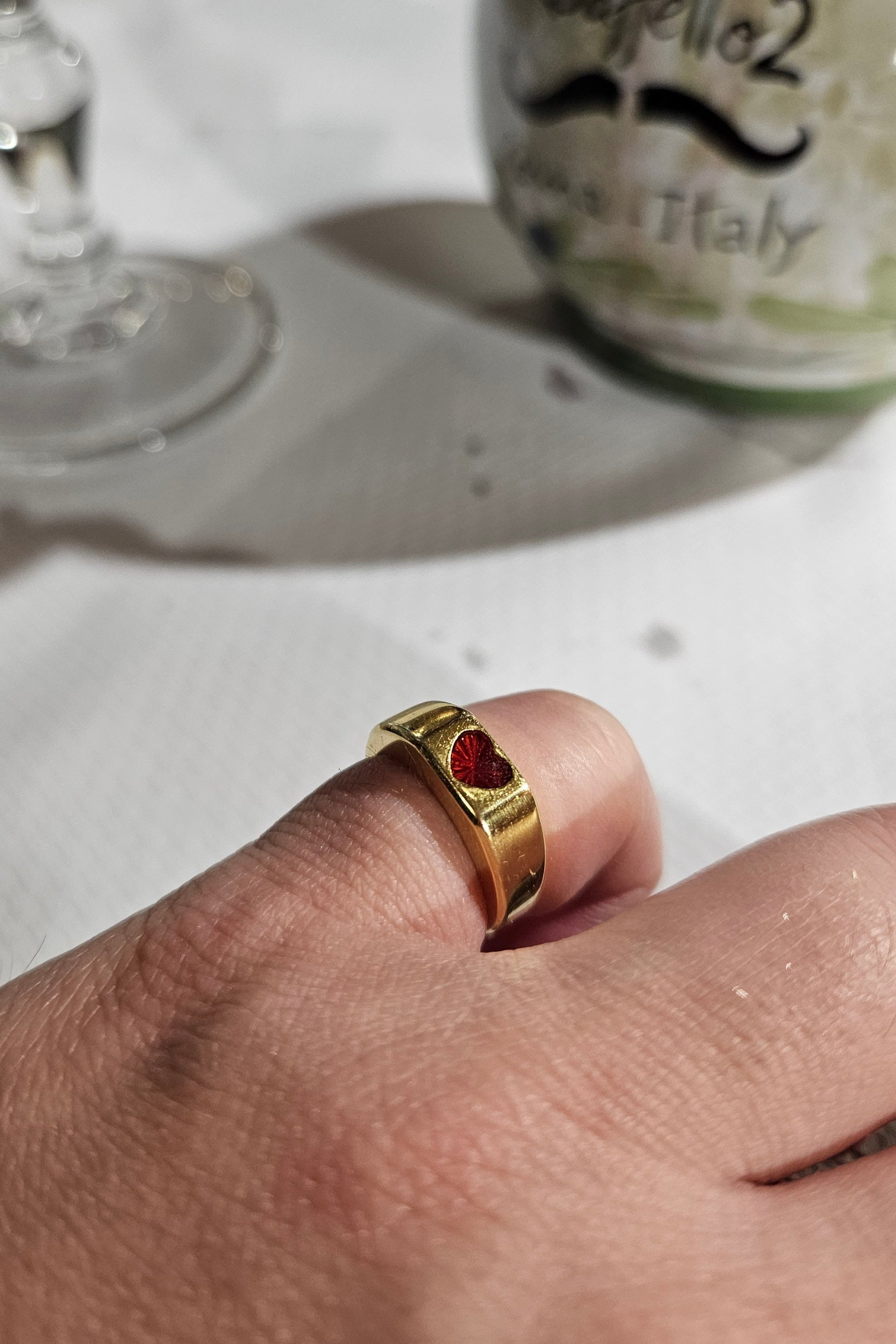 Eros Altın Kaplama Yüzük