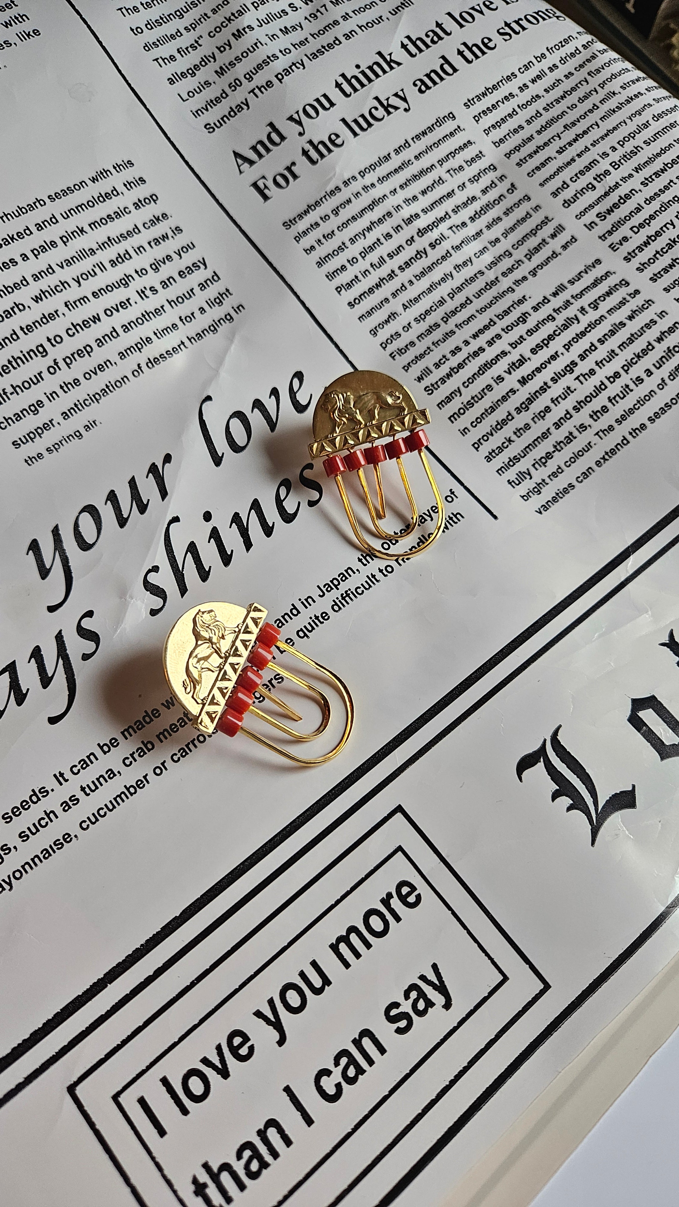 Guardian Mercan Küpe