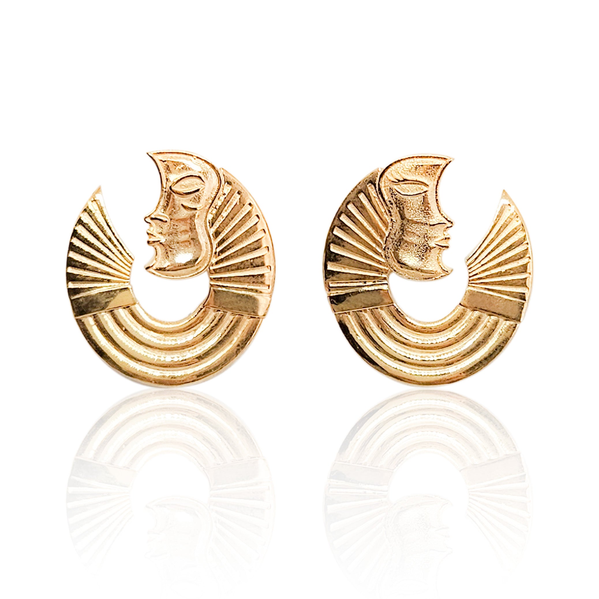 Adem ile Havva Altın Kaplama Küpe