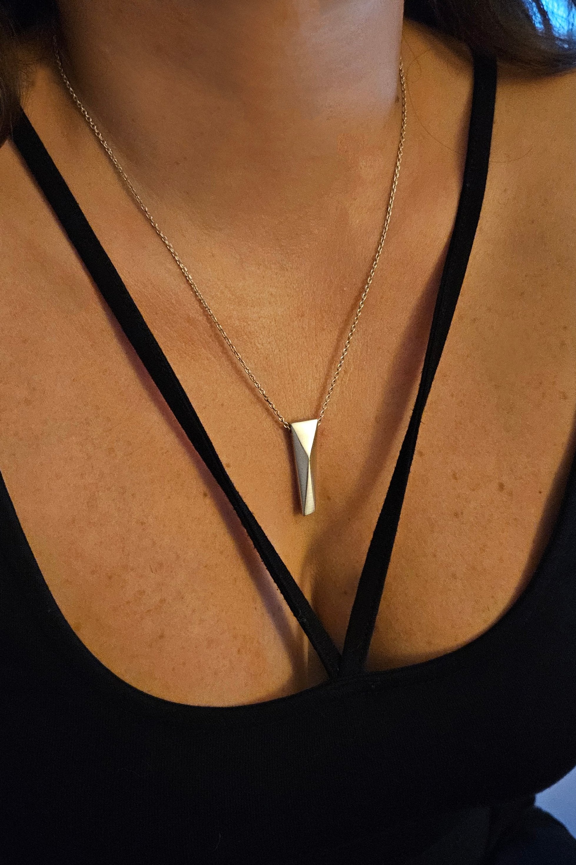 C-Rec Altın Kaplama Kolye