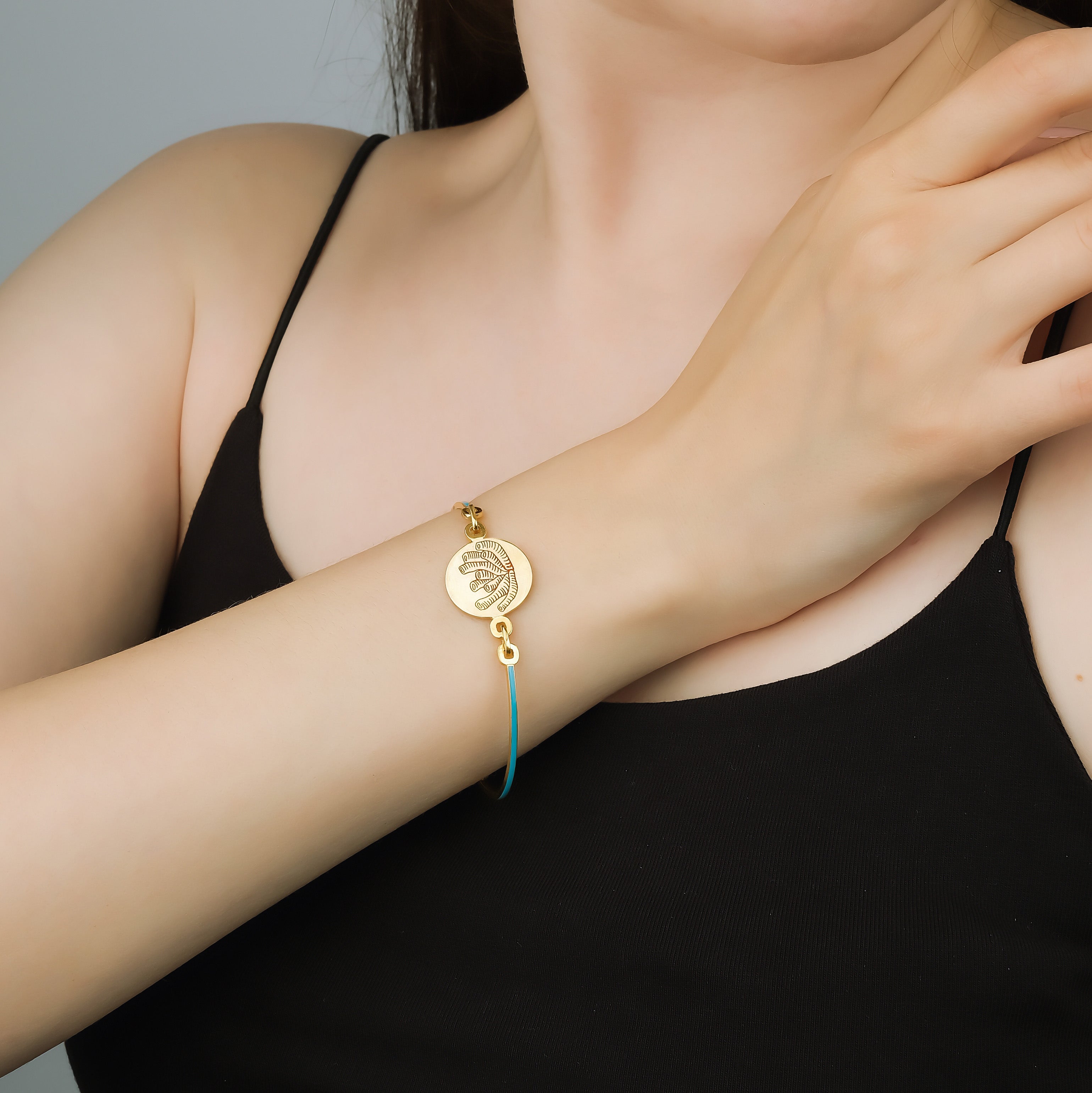 Coral Altın Kaplama Bileklik