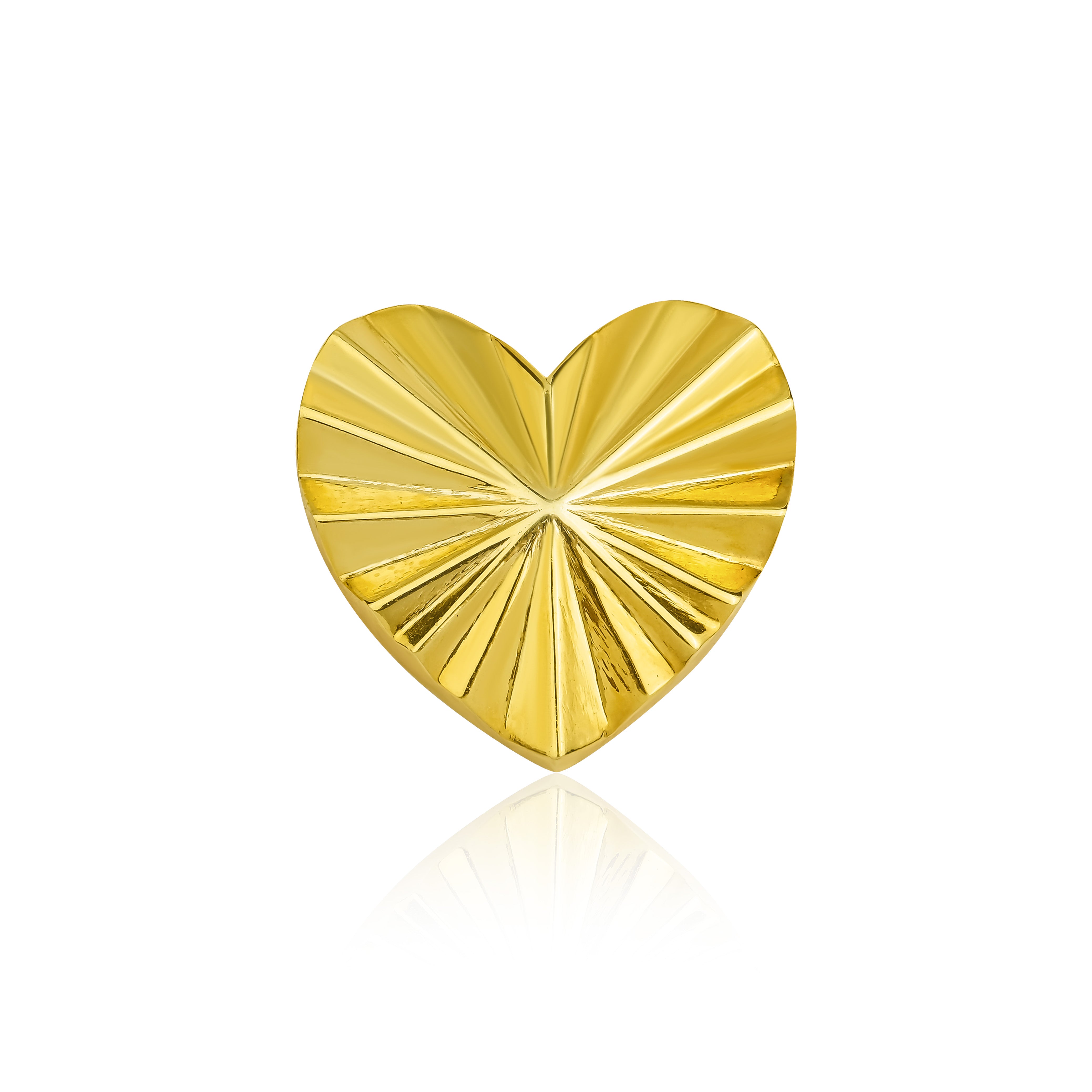 Eros Tekli Altın Kaplama Küpe