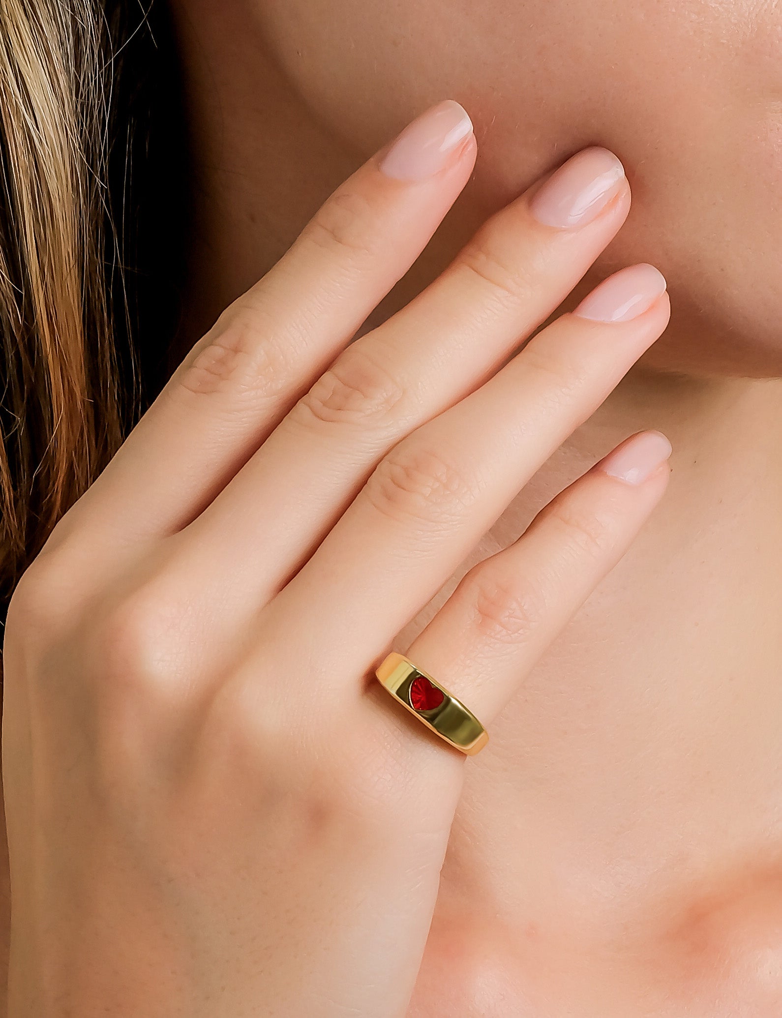 Eros Altın Kaplama Yüzük