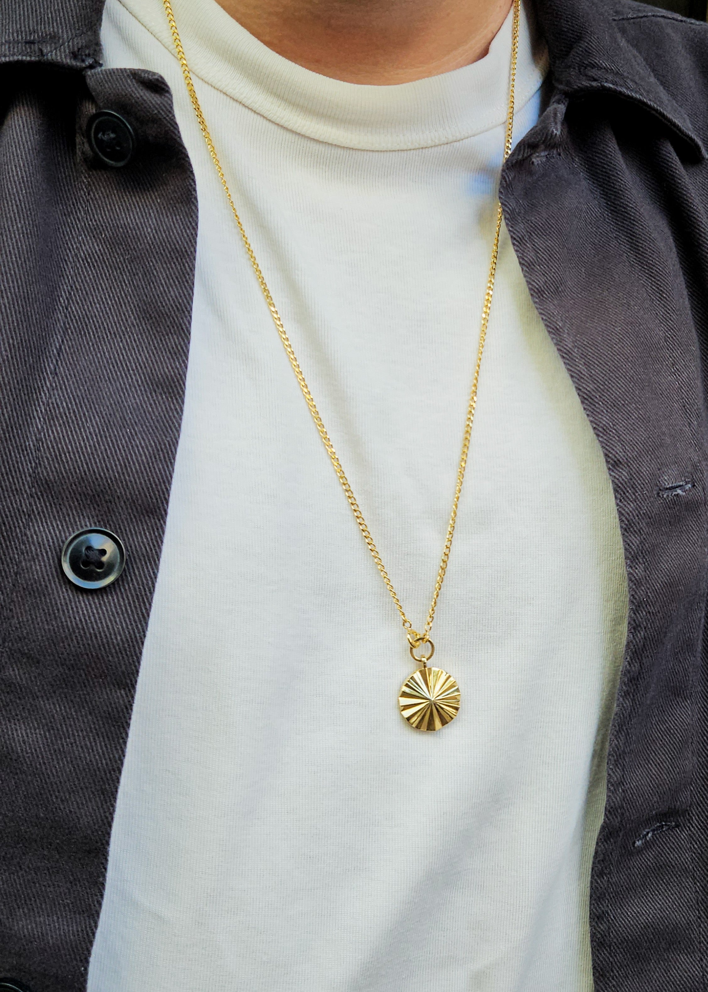 Gaia Altın Kaplama Gurmet Zincir Kolye