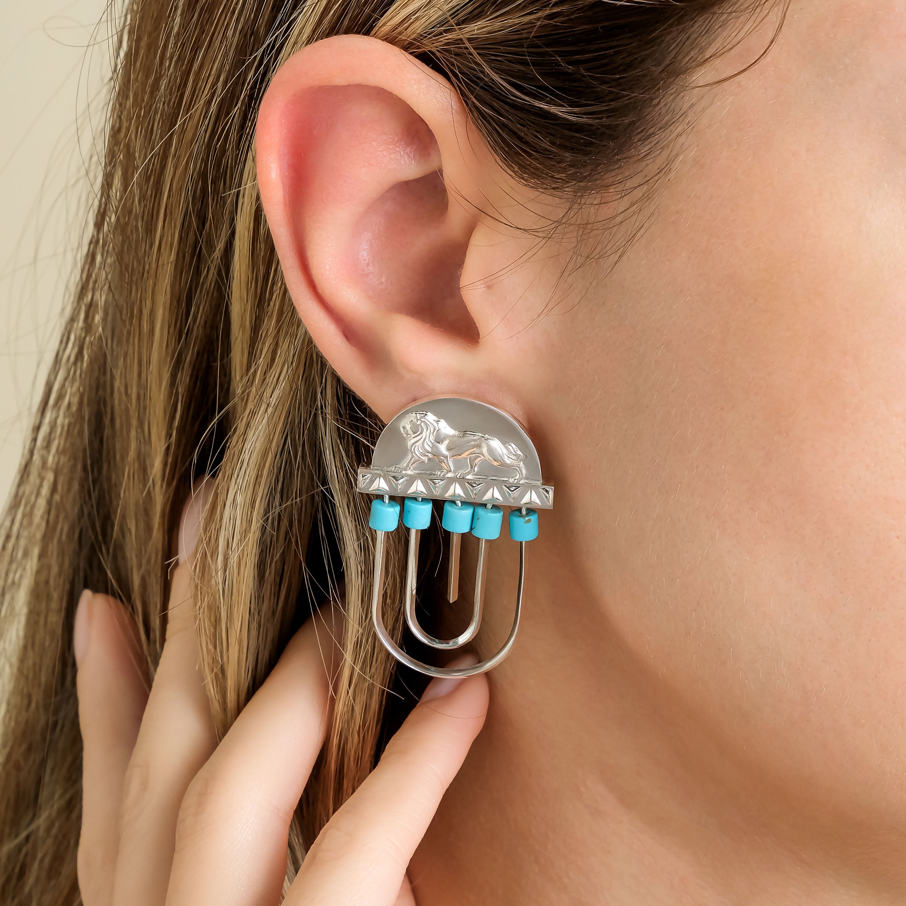 Guardian Turkuaz Küpe