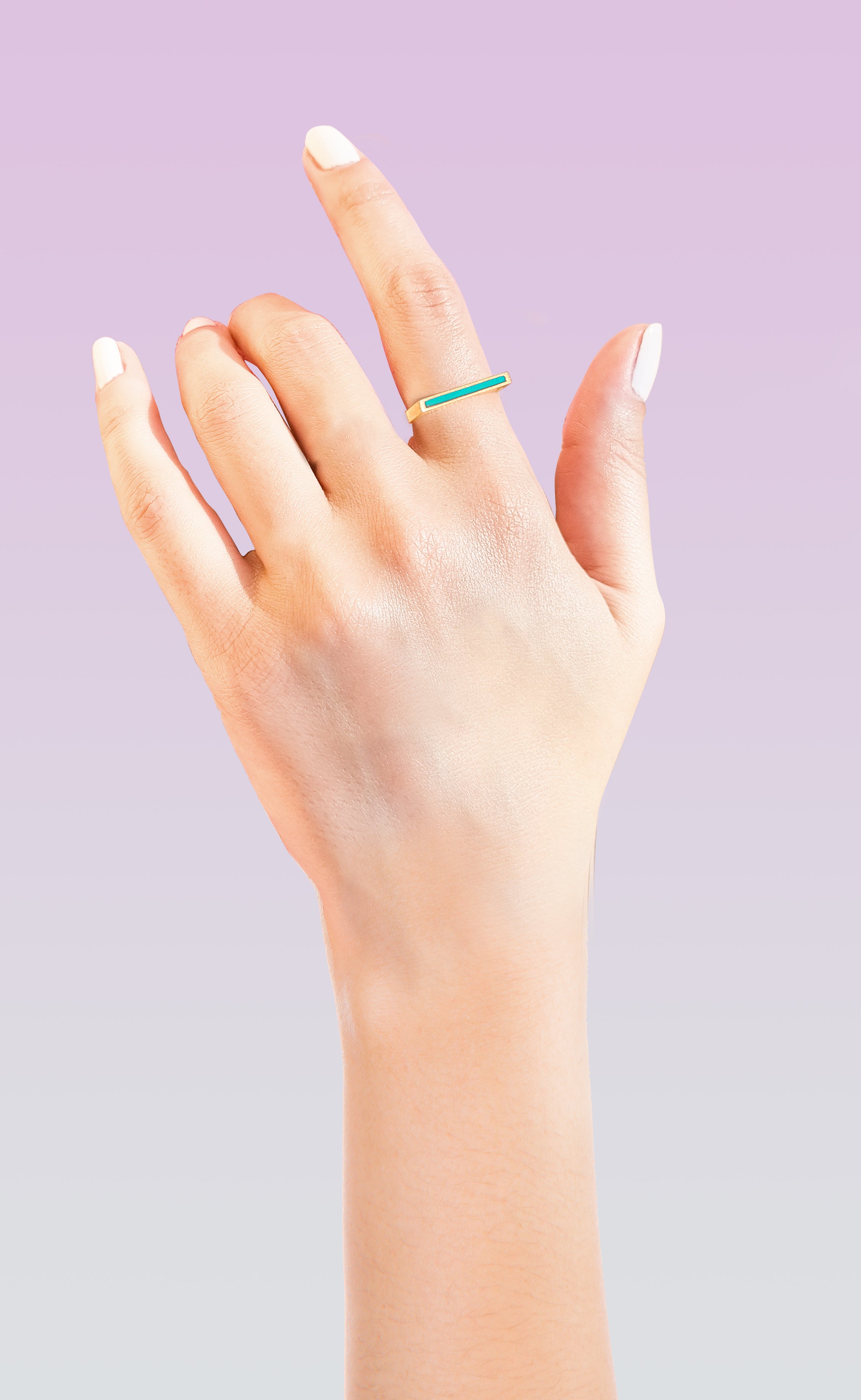 Line Altın Kaplama Yüzük