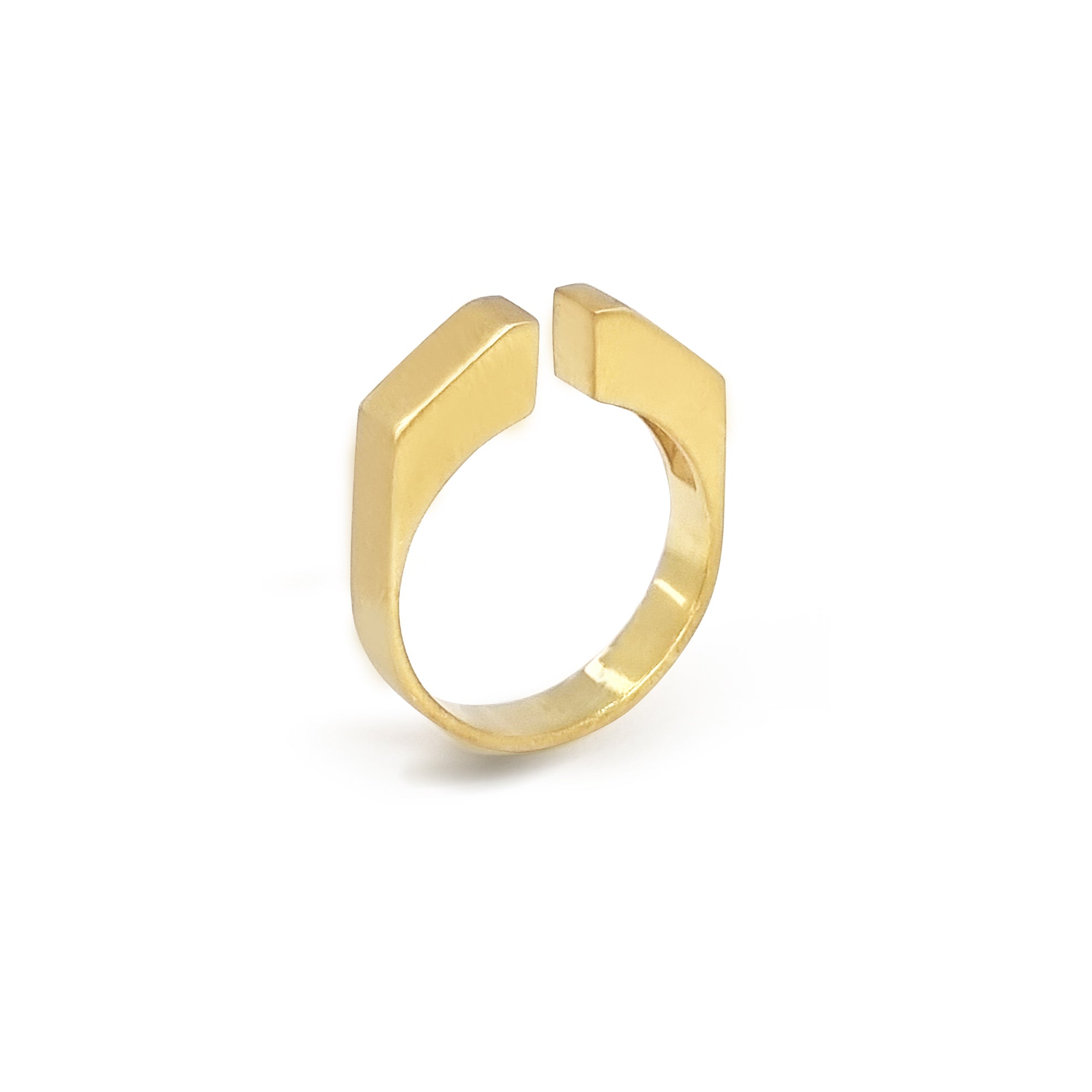 Mist da Sola Altın Kaplama Yüzük