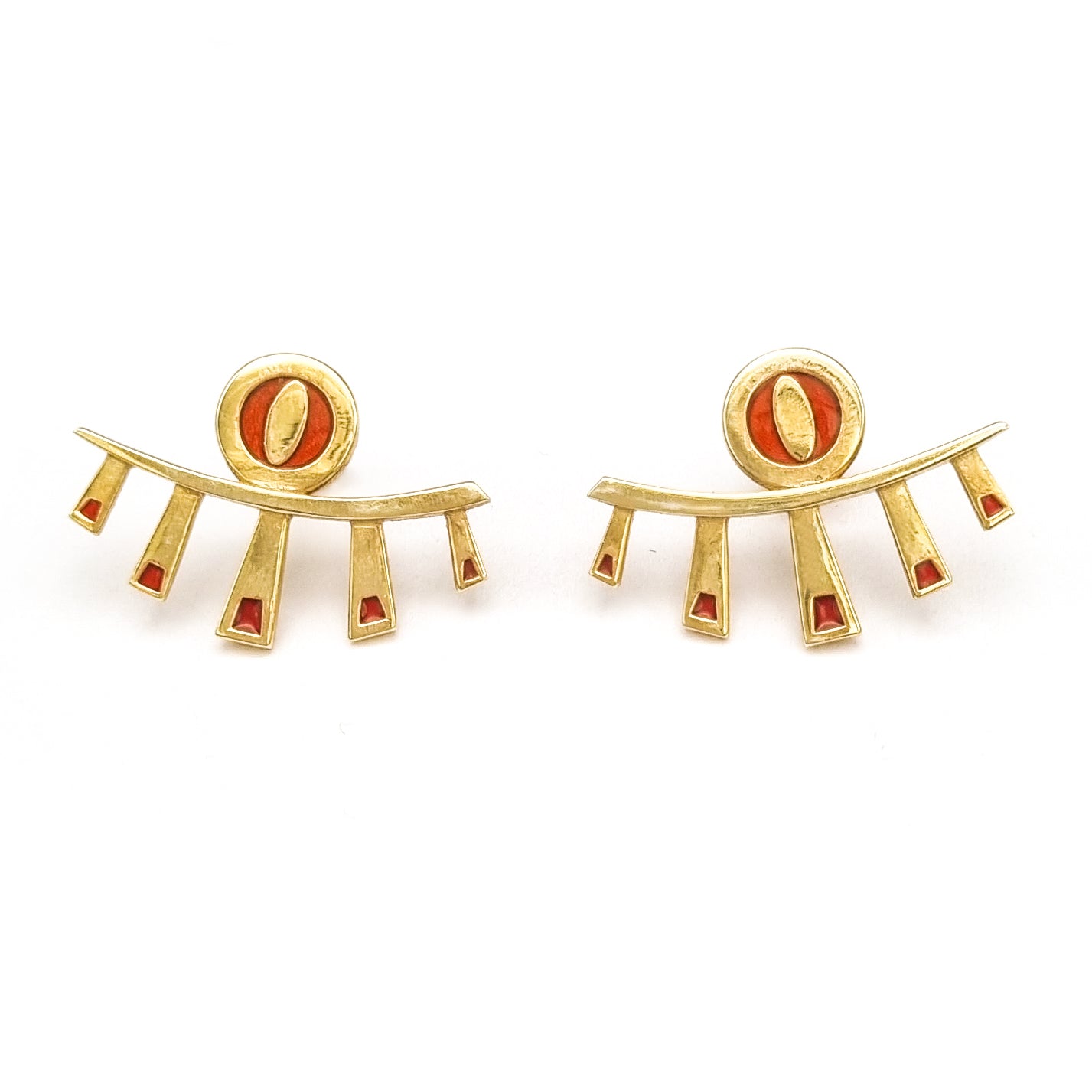 Occhio Kırmızı Küpe