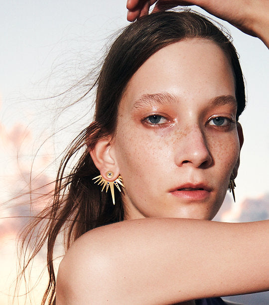 One Küpe Altın Kaplama