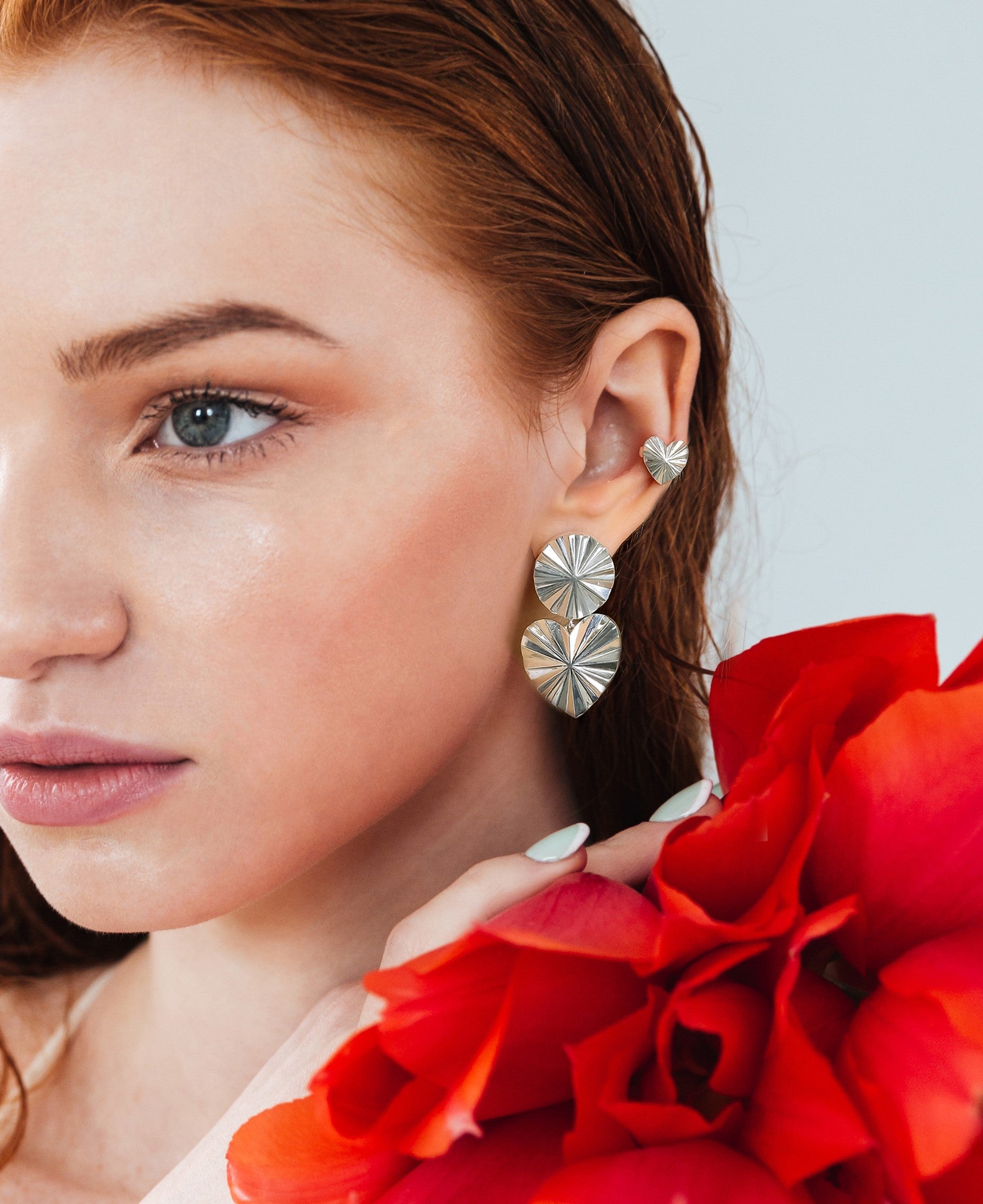 Gaia + Eros Tekli Küpe