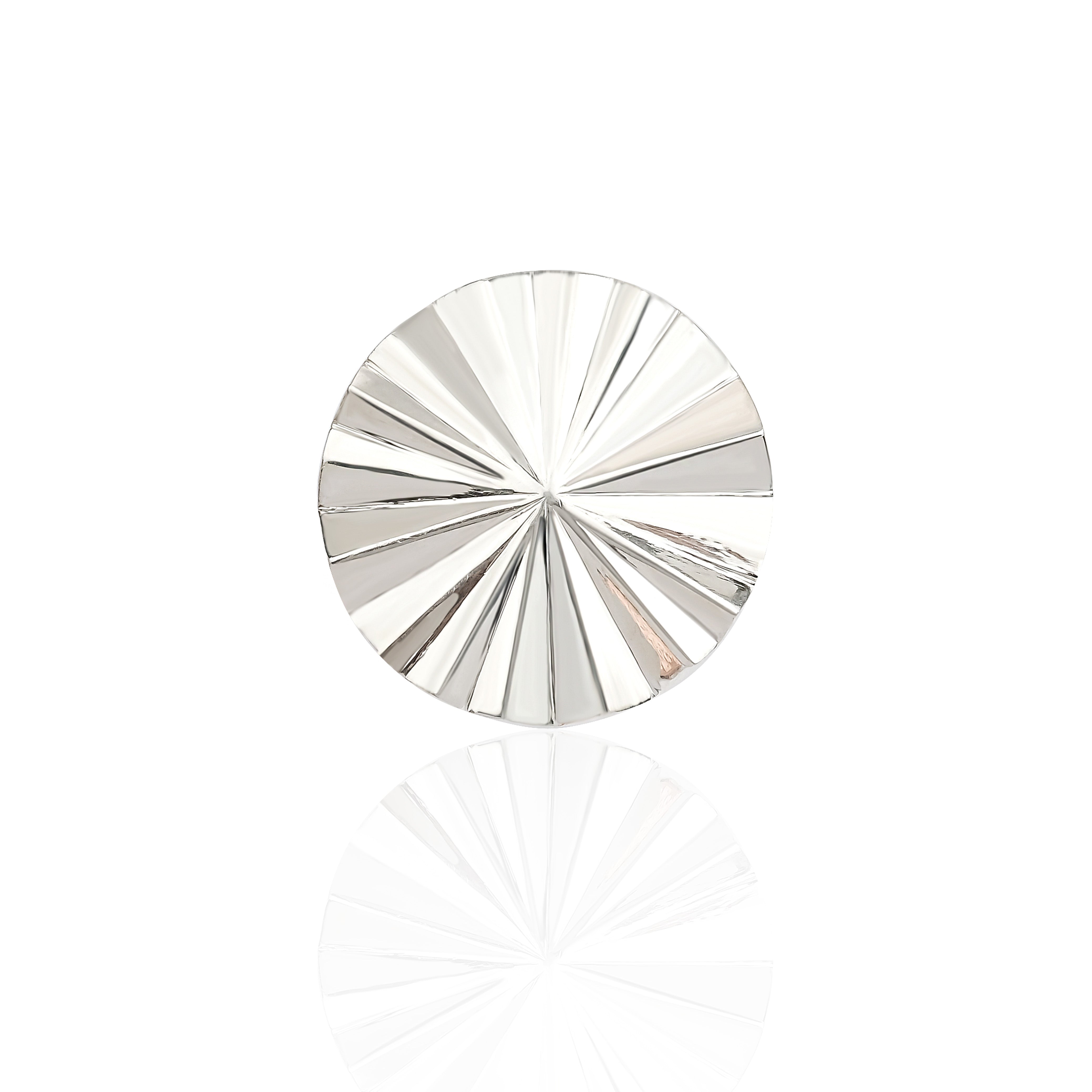 Gaia Tekli Altın Kaplama Küpe