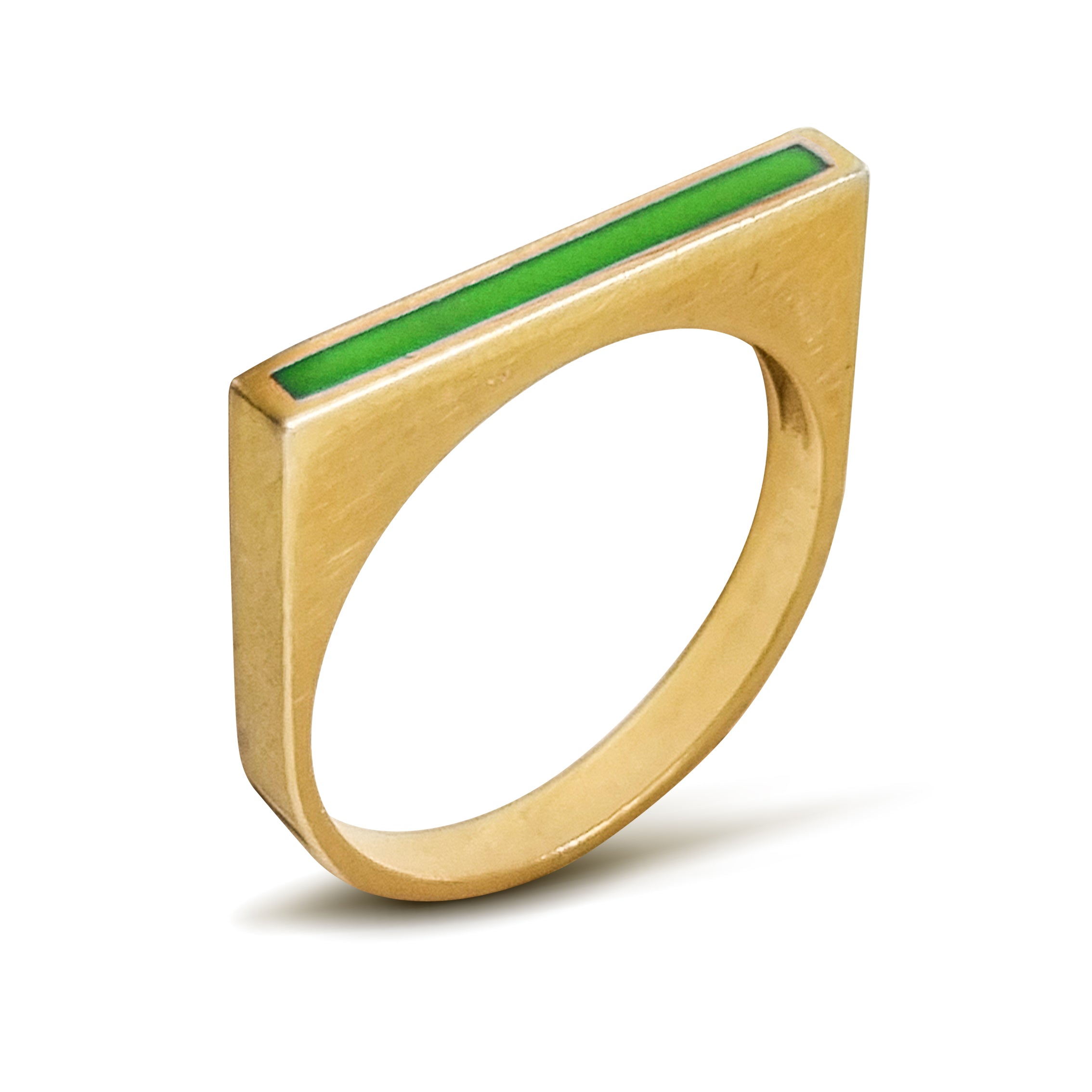 Line Altın Kaplama Yüzük