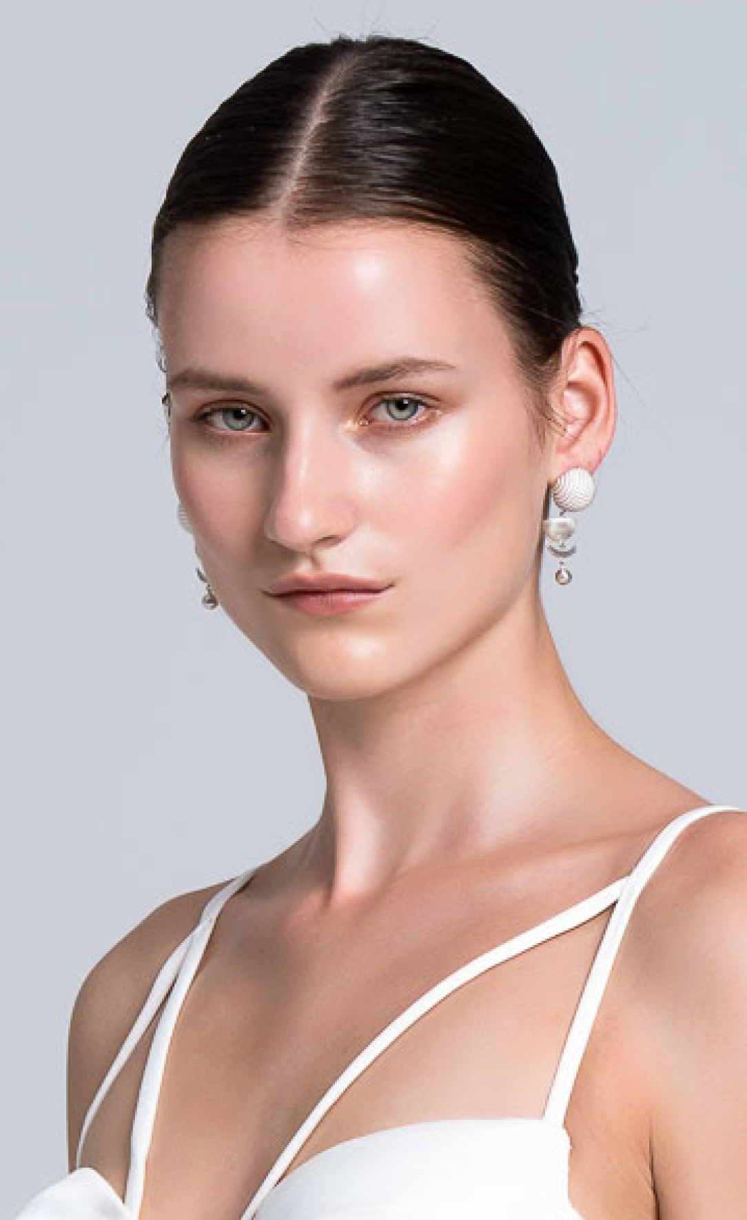 Luna Altın Kaplama Küpe