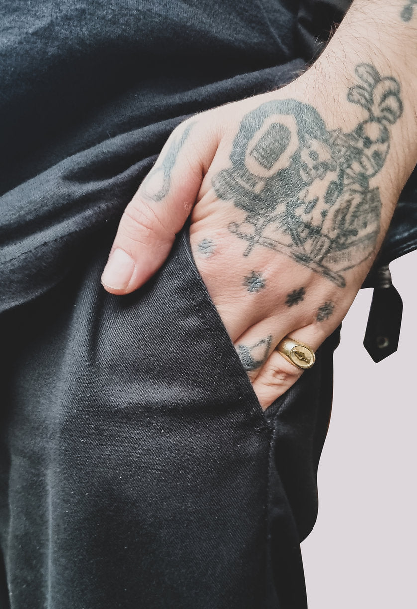 Mühür Altın Kaplama Yüzük